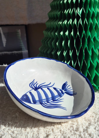 PLAT CREUX 19 cm - Azul