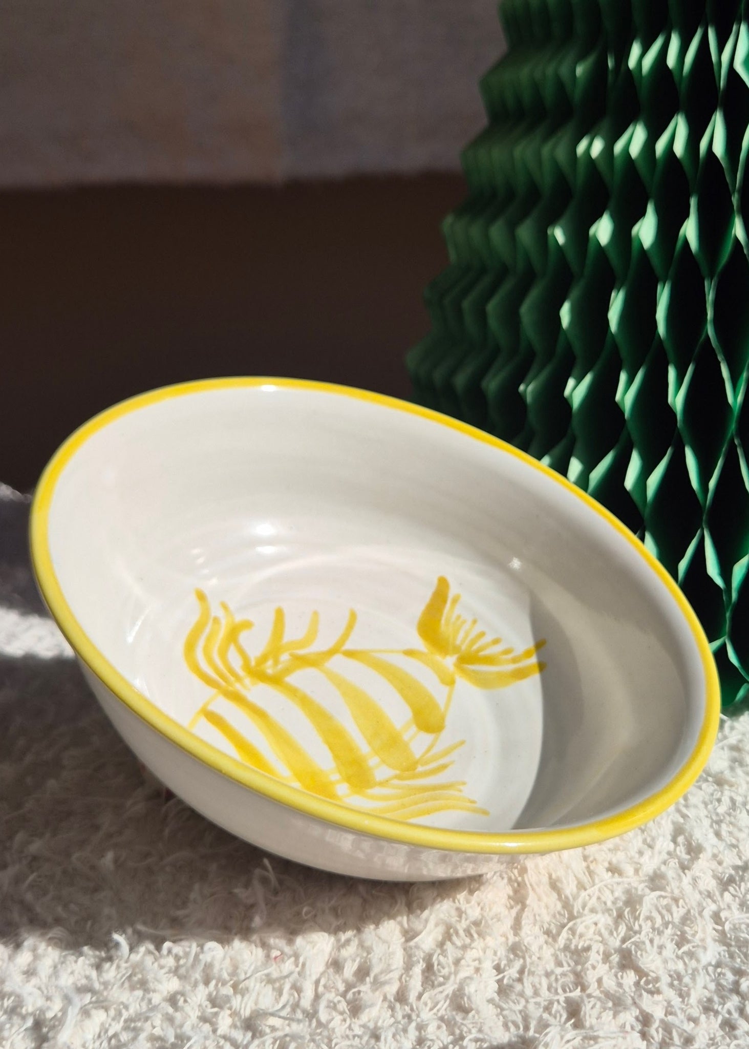 PLAT CREUX 19 cm - Amarillo