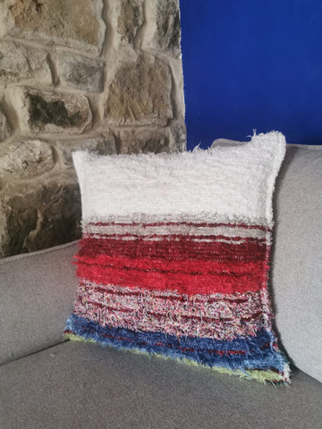 Cushion cover -Rojo Azul