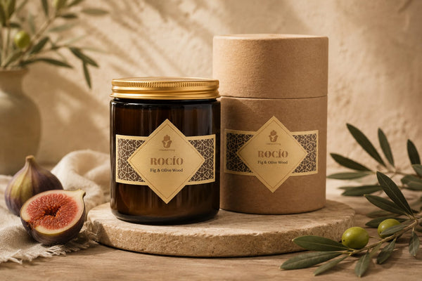 Candle Rocio Fig and Olive Wood