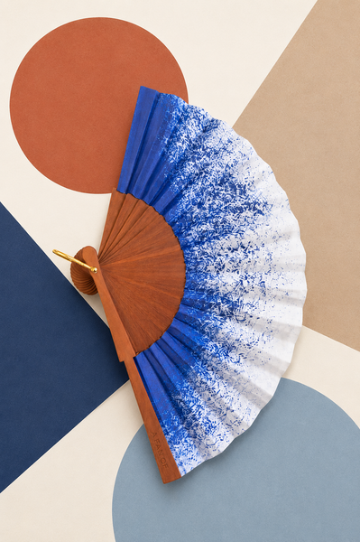 Natural Hand Fan | Ocean
