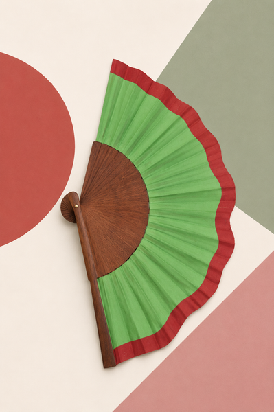 Natural Hand Fan | Shapes Maxi