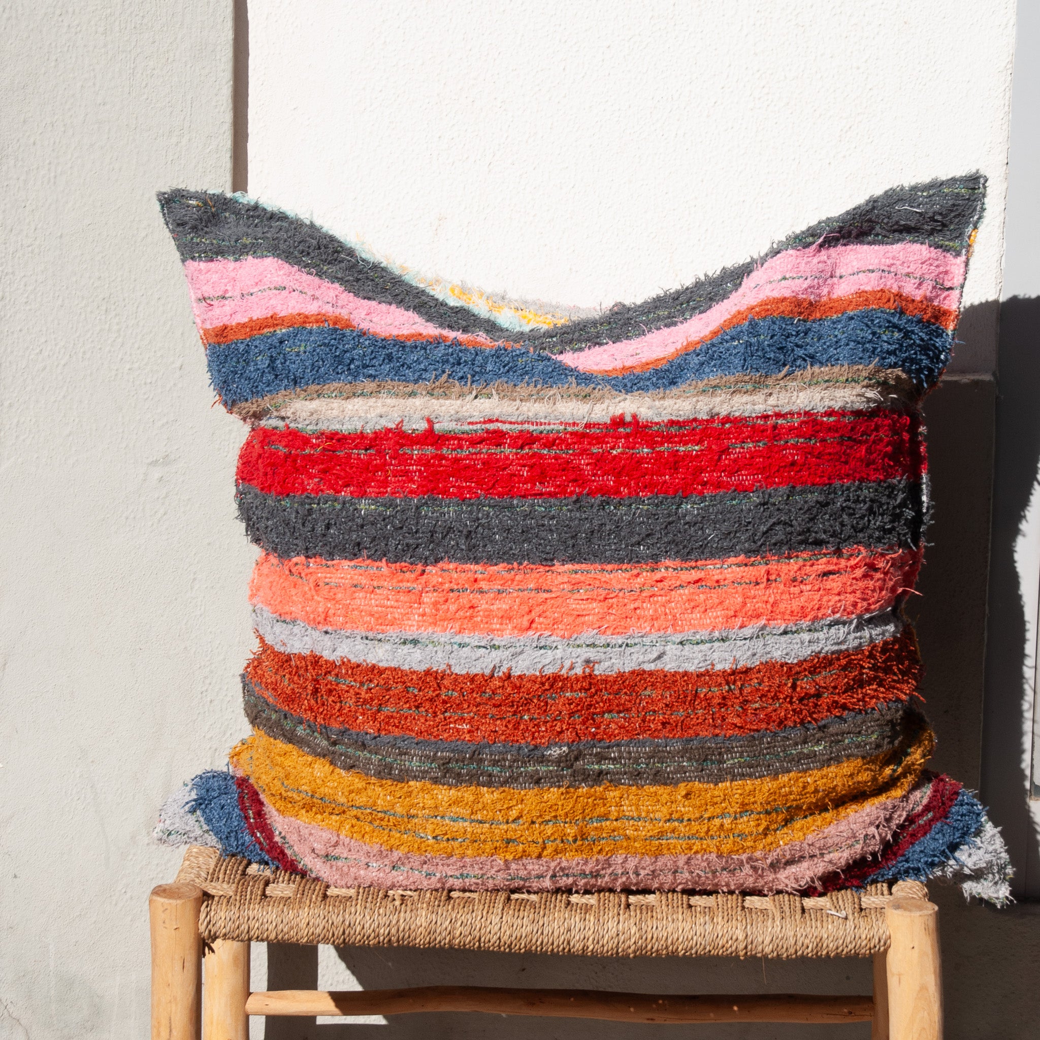 Housse de pouf S | Aline noir 