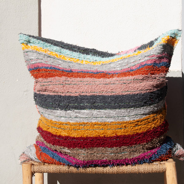 Housse de pouf S | Aline noir 