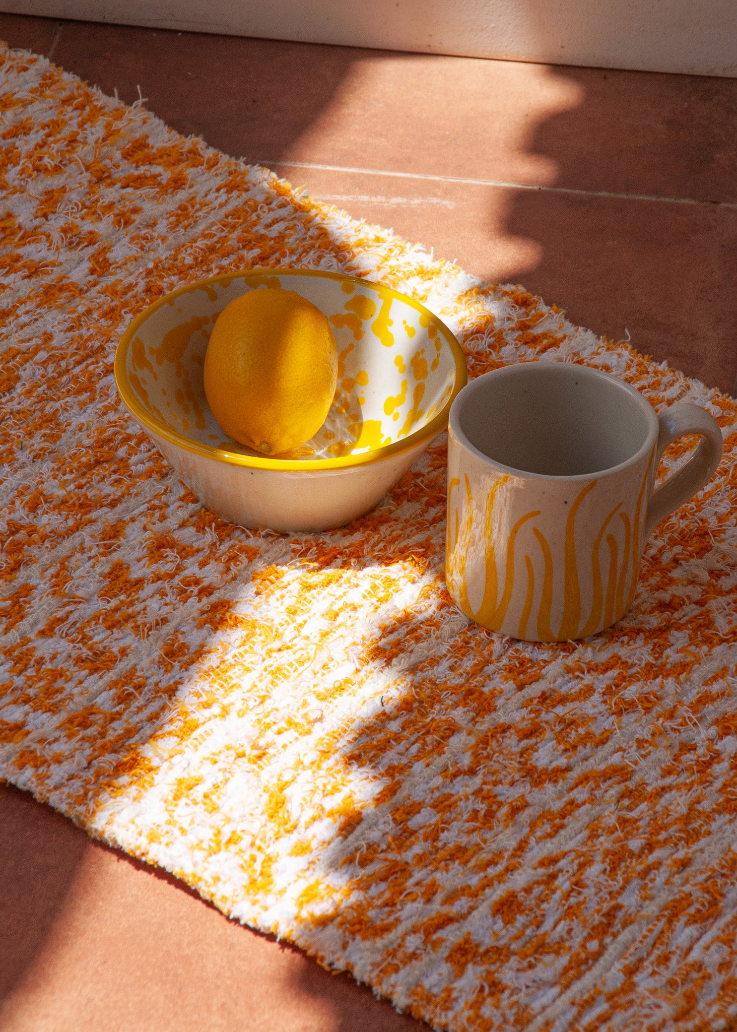 Yellow & White | 40 x 60