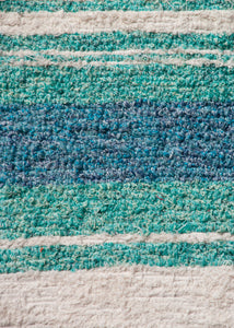 Turquoise & White | 40 x 60