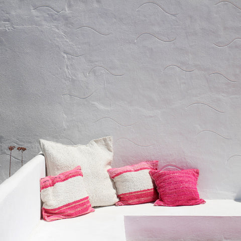Pouf cover S | Tarifa Off white