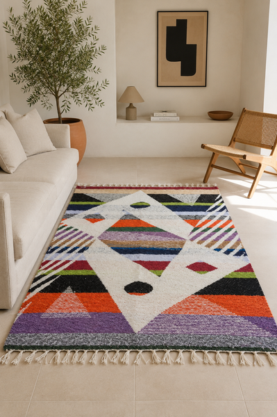 Rug recycling cotton Picasso