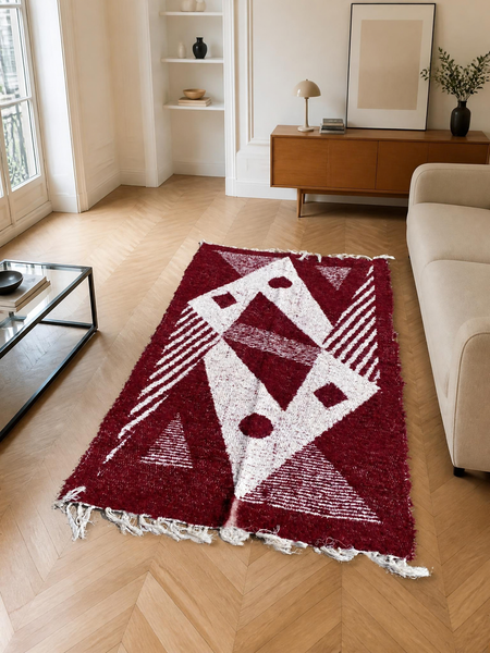 Picasso I Burgundy I 140 x 200