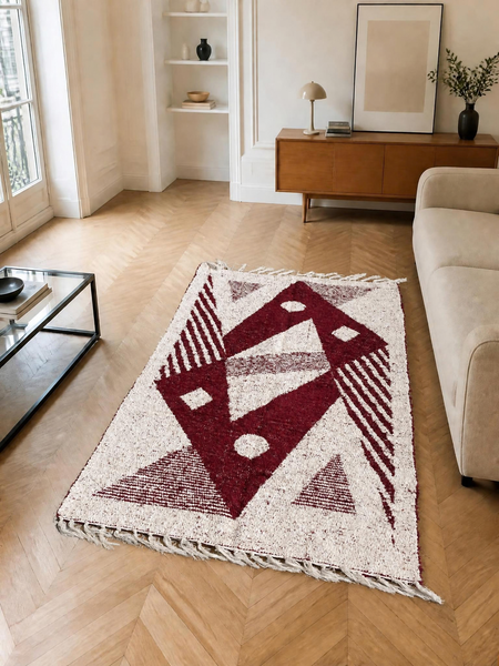 Picasso I Burgundy I 140 x 200